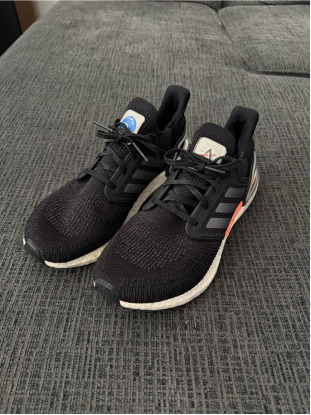 Adidas UltraBoost 20 x NASA Core US Men's Size 8 Black White 2020 FX7979